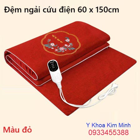 Đệm ngải cứu điện 60 x 150cm màu đỏ