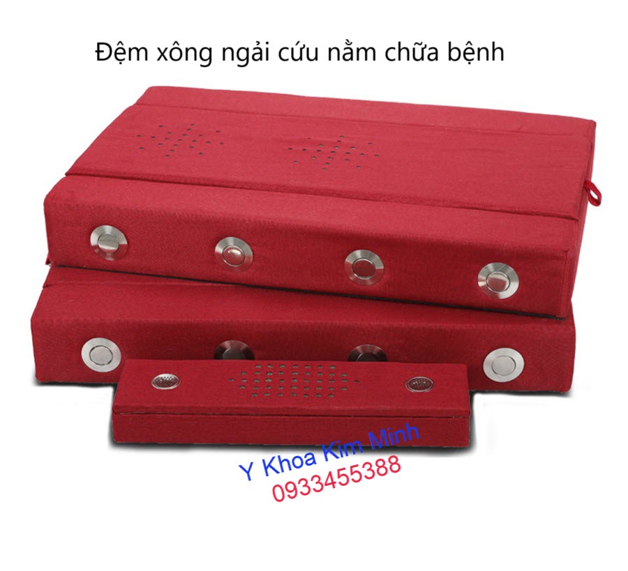 Đệm xông nhang ngải cứu nằm chữa bệnh khớp, cột sống, thần kinh tọa, viêm đa khớp, phục hồi sức khỏe sau tai biến