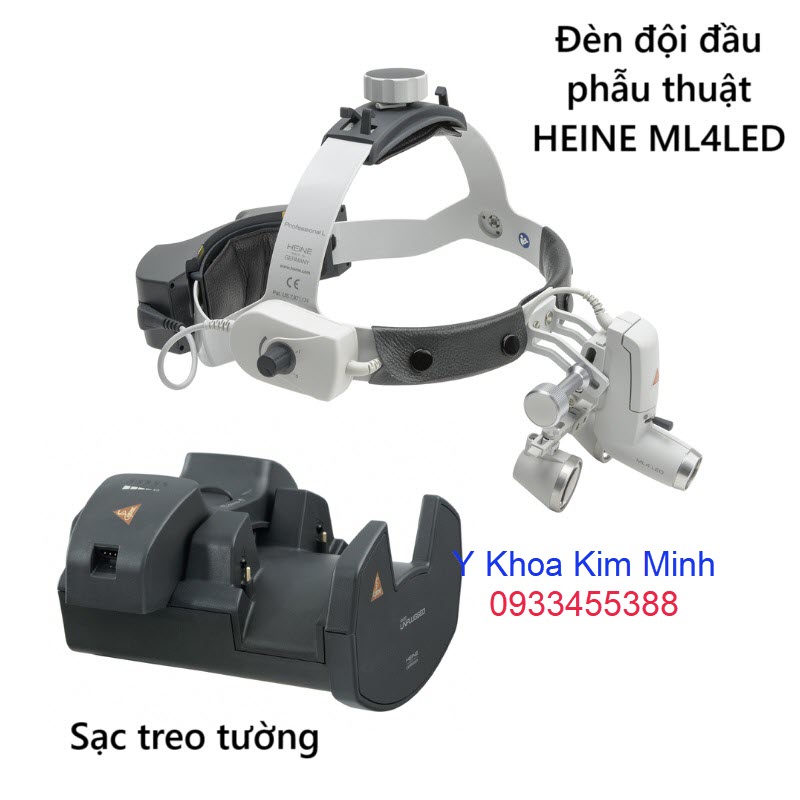 Kính lúp phẫu thuật HEINE ML4LED sạc treo tường