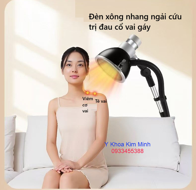 Đèn xông nhang ngải cứu lớn không cầm tay điều trị