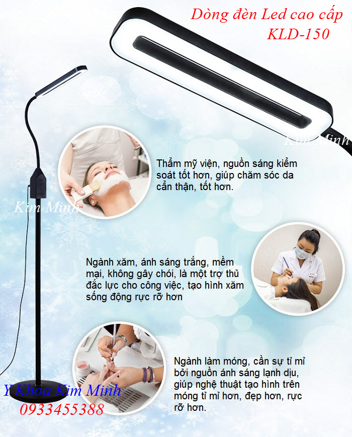 Đèn Led KLD-150, dòng đèn Led ánh sáng lạnh cao cấp dùng cho ngành y tế thẩm mỹ spa - Y Khoa Kim Minh