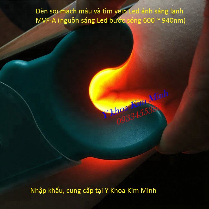 Đèn soi mạch máu, tĩnh mạch tìm vein ánh sáng Cold Led MVF-A - Y khoa Kim Minh