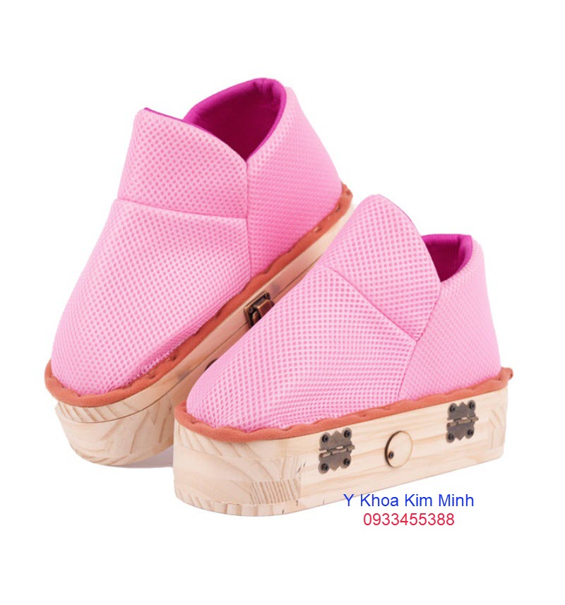 Dép gỗ xông nhang ngải cứu chữa đau tê nhức chân ở tphcm