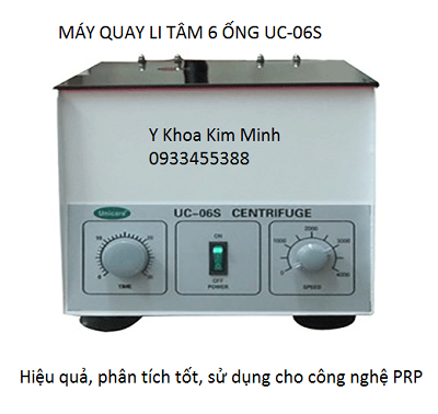 Địa chỉ công ty bán máy li tâm 6 ống UC--06S Centriuge tại Tp Hồ Chí Minh - Y Khoa Kim Minh