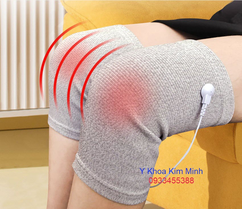 Điều trị giảm đau khớp gối, viêm khớp gối bằng vớ xung điện với máy xung điện trị liệu Dr Ho, Aukewel DDS