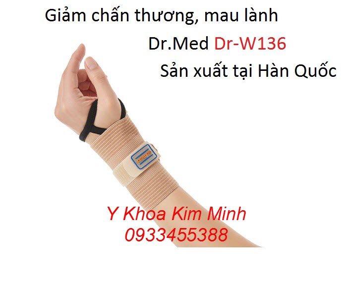 Đai bó cổ tay của Hàn Quốc Dr.Med mã sản phẩm Dr-W136 bán tại Y Khoa Kim Minh