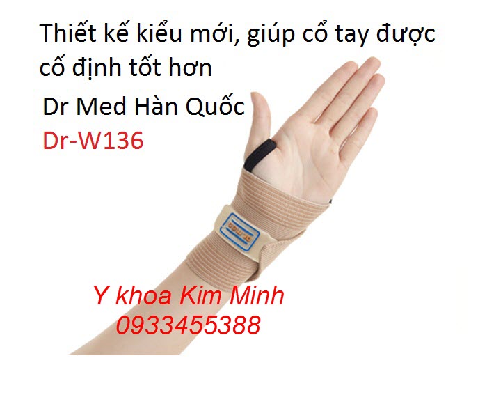 DR-W136 Elastic Wrist Wrap (Winding Type) đai bó cổ tay Hàn Quốc