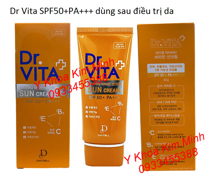 Kem chống nắng Hàn Quốc Dr Vita bán giá sỉ tại Y Khoa Kim Minh