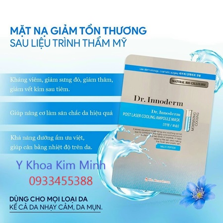 Mặt nạ Dr Innoderm, mặt nạ giảm tổn thương sau điều trị thẩm mỹ
