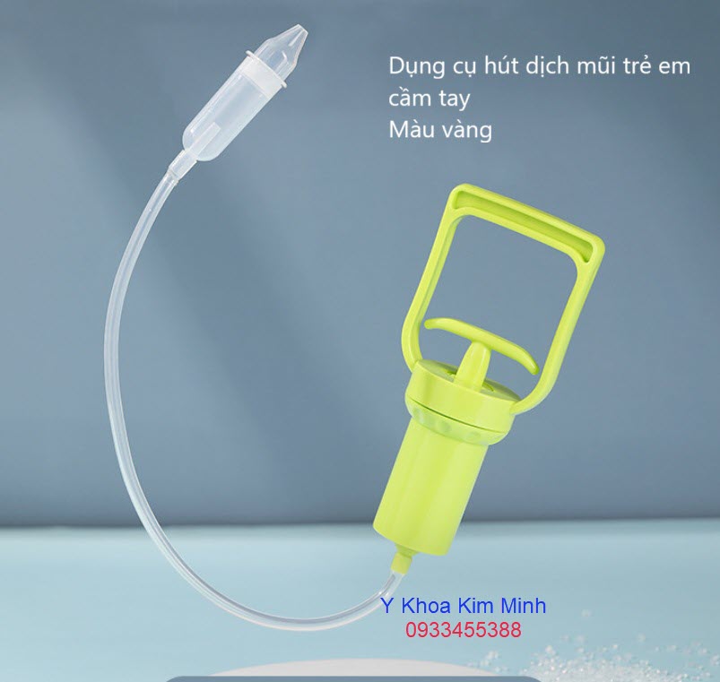 Dụng cụ hút dịch mũi trẻ em cầm tay màu vàng