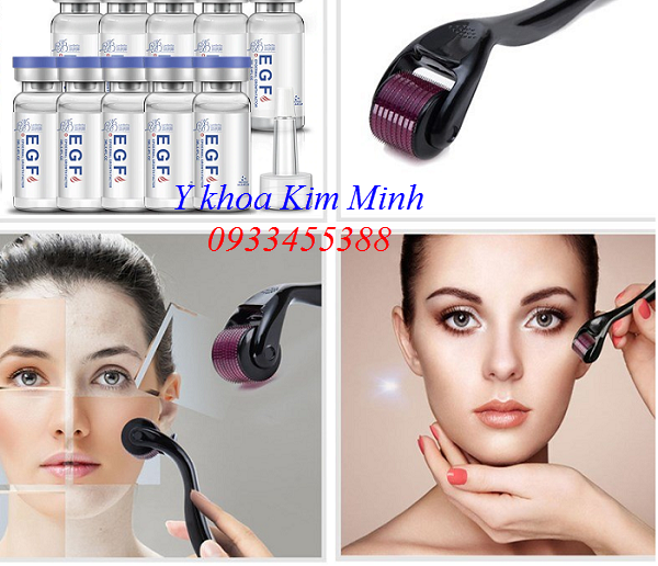 Tinh chất tăng trưởng tế bào da dùng lăn kim - Y Khoa Kim Minh EGF, tinh chất tăng trưởng tế bào da dùng lăn kim điều trị da tổn thương - hãng Lanbena - Y khoa Kim Minh