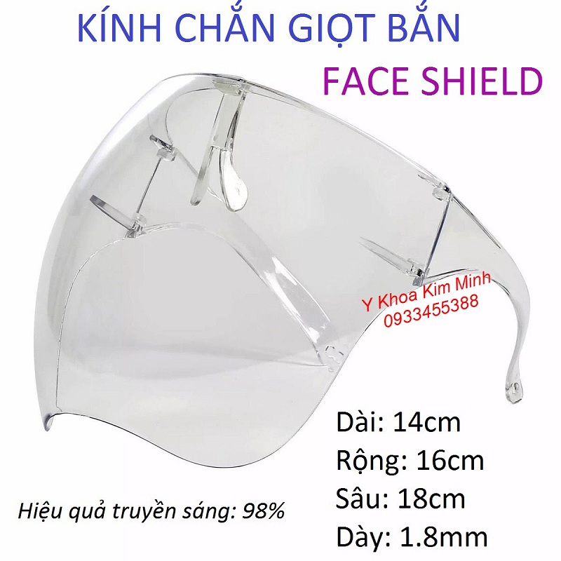 Kính chặn giọt bắn Face Shield Mask