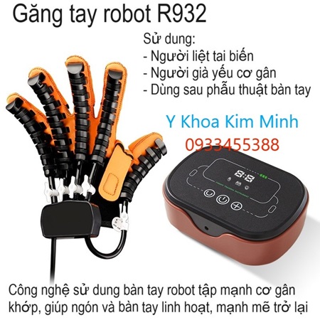 Găng tay robot R932 dùng tập phục hồi chức năng cho người bệnh tai biến bán ở Y Khoa Kim Minh