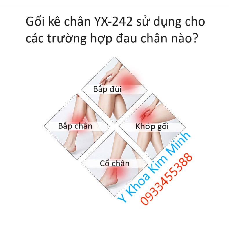 Gối kê chân sử dụng cho người bị đau khớp gối khi ngủ mã sản phẩm YX-242