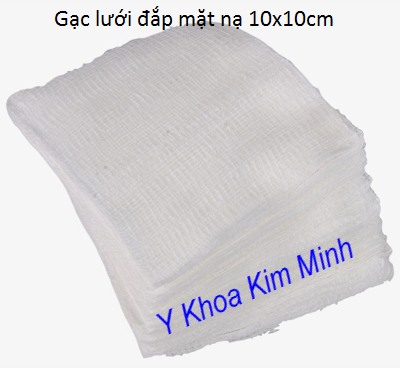 Gạc lưới đắp mặt nạ 10x10cm 100 miếng/bịch - Y khoa Kim Minh