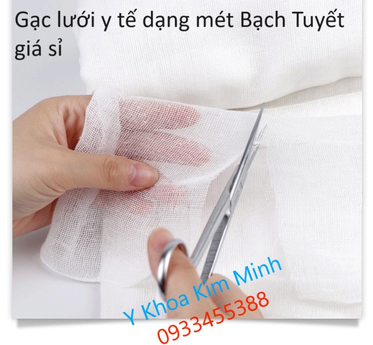 Gạc lưới y tế dạng mét Bạch Tuyết bán giá sỉ ở Tp.HCM