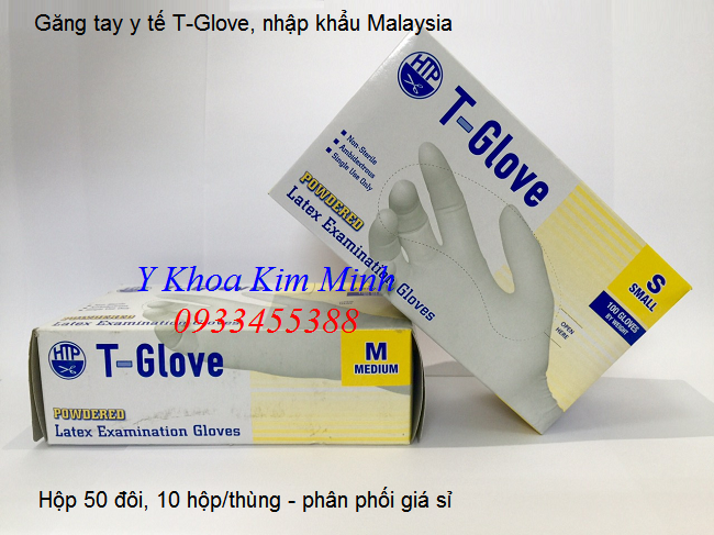 Gang tay y te có bột T-Glove Malaysia ban tai Tp Ho Chi Minh - Y Khoa Kim Minh