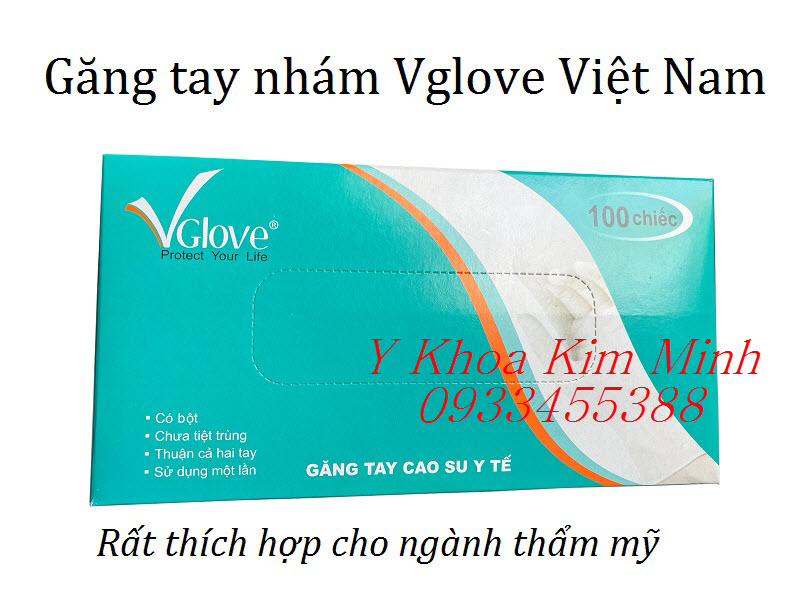 Găng tay nhám Vglove bán ở Y Khoa Kim Minh