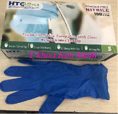 Gang tay xanh khong bot HT Glove nhap khau Malaysia - Y khoa Kim Minh