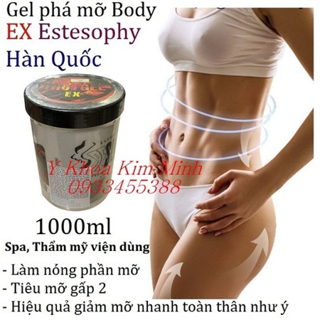 Gel massage phá mỡ body Hàn quốc