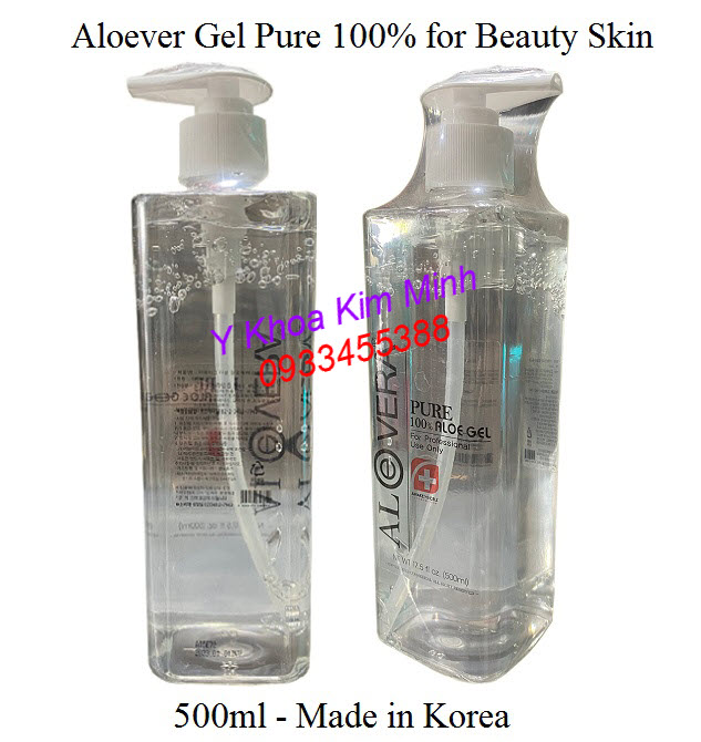 Sử dụng gel Aloevera giúp da xoá nhăn, nâng cơ và làm đẹp da nhập khẩu Hàn Quốc - Y Khoa Kim Minh