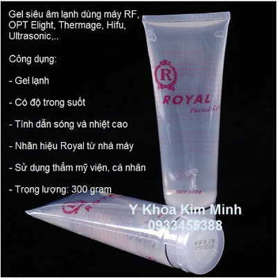 Gel dung cho may HIFU Royal - Y Khoa Kim Minh