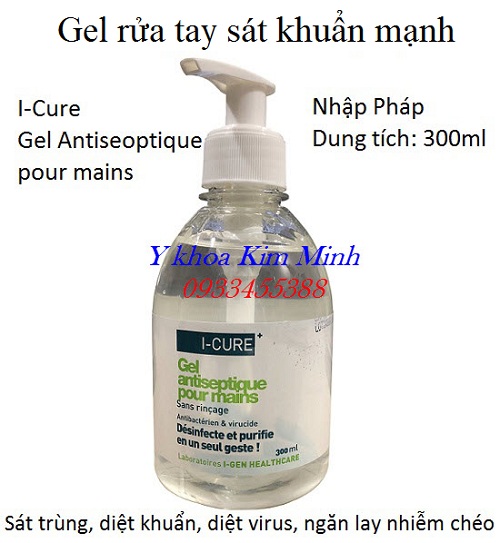 Gel rửa tay sát khuẩn mạnh nhập khẩu Pháp - Y Khoa Kim Minh