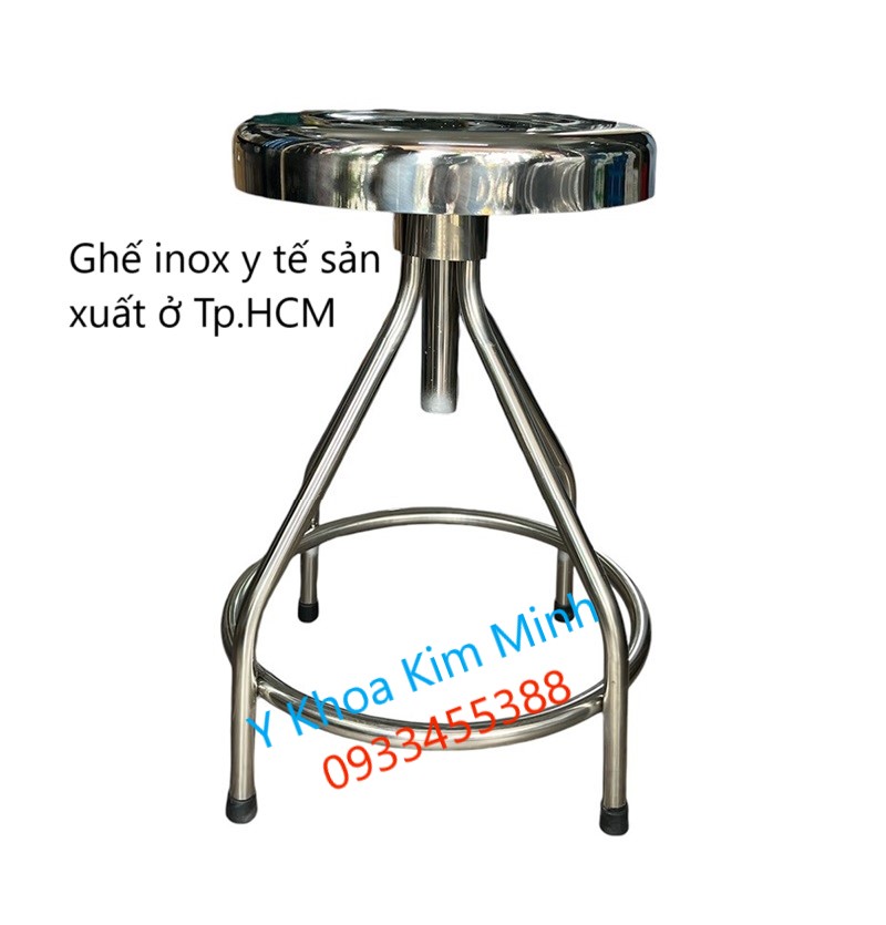 Ghế inox y tế 4 chân bệnh viện