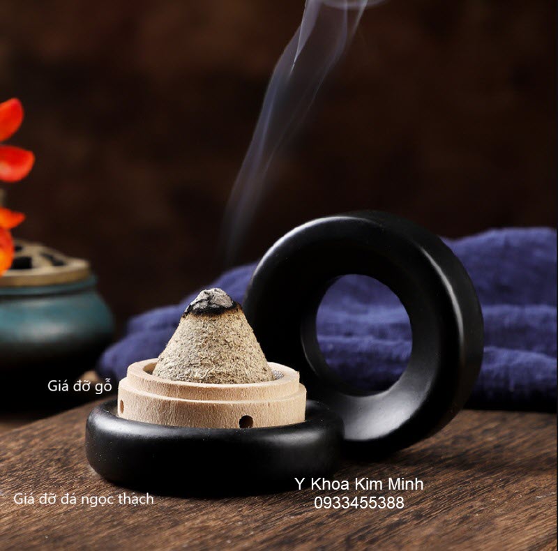 Giá đỡ ngải cứu viên bằng đá cẩm thạch