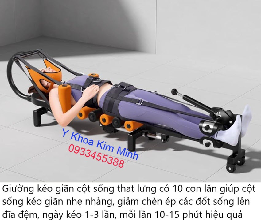 Giường kéo giãn cột sống bán ở Tp.HCM