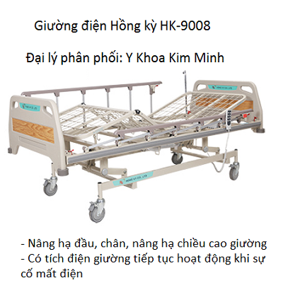 Giuong dien y te Hong Ky Dai Loan HK-9008, dai ly phan phoi Y Khoa Kim Minh