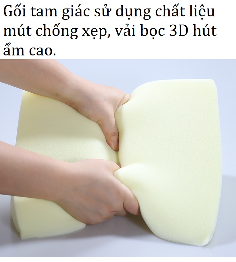 Y Khoa Kim Minh sản xuất gối tam giác lót lưng chống loét cho người bệnh