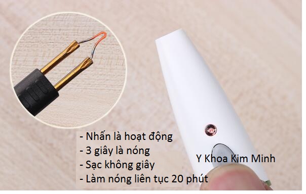Hướng dẫn sử dụng bút cầm máu mini GK-330 dùng trong phẫu thuật mí mắt - Y khoa Kim Minh