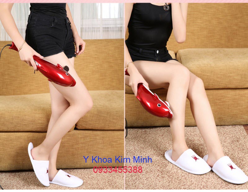 Hình ảnh thực tế máy massage cá heo bán ở Y Khoa Kim Minh giá rẻ