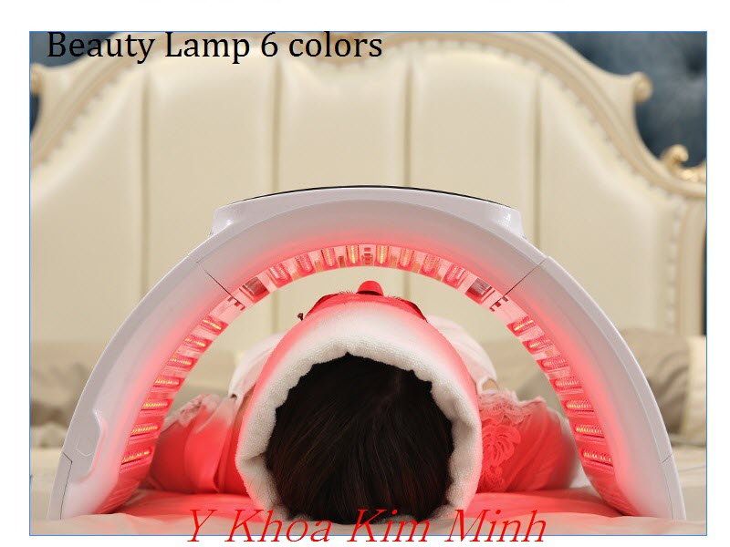 Hình ảnh thực tế đèn sinh học 6 màu Beauty Lamp