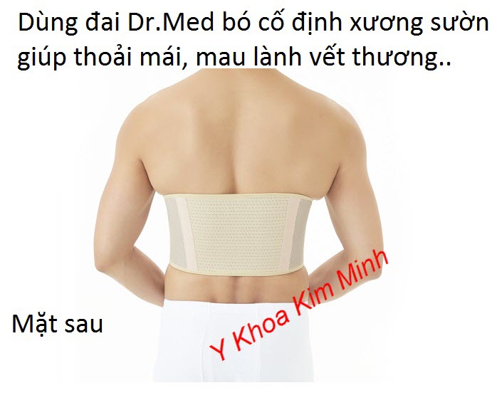 Đai giữ cố định xương sườn Dr Med của Hàn Quốc - Y khoa Kim Minh