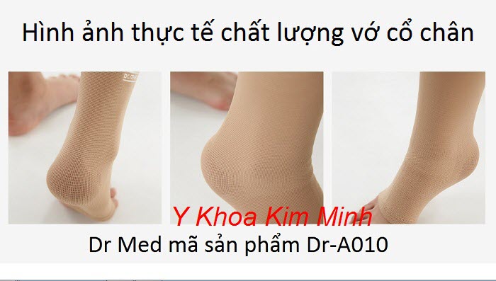 Hình ảnh thực tế vớ bao gót cổ chân Hàn Quốc Dr Med Dr-A010