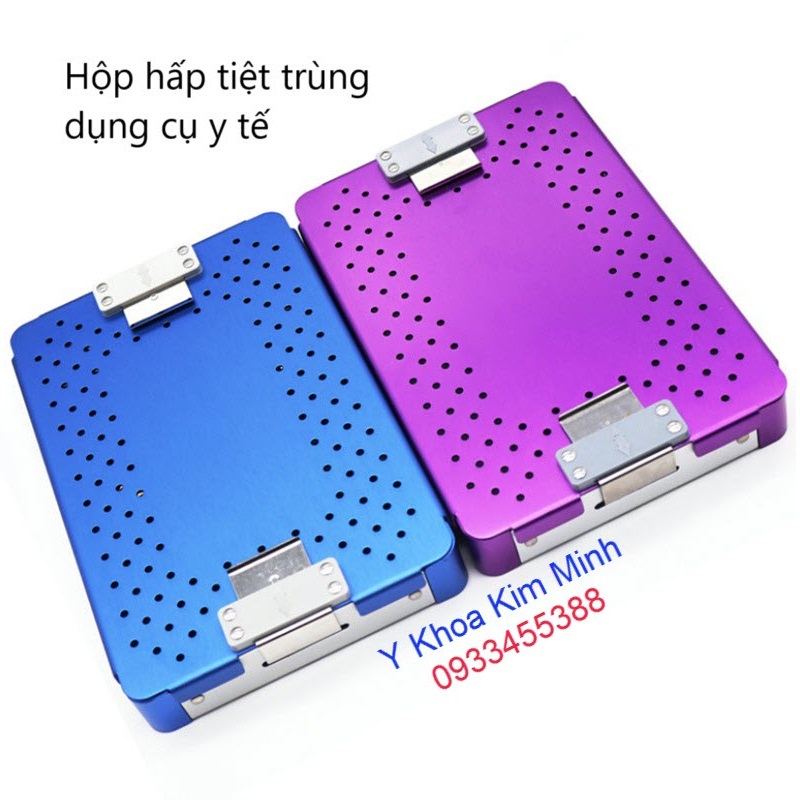 Hộp hấp tiệt trùng dụng cụ y tế bằng inox không gỉ