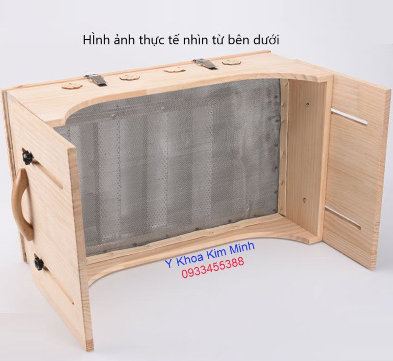 Hộp xông nhang ngải cứu nhìn từ phía đáy