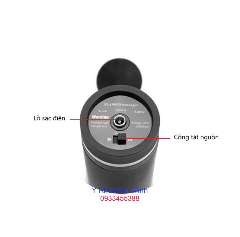 Hướng dẫn cách sạc pin, hoạt động của máy massage HL-006