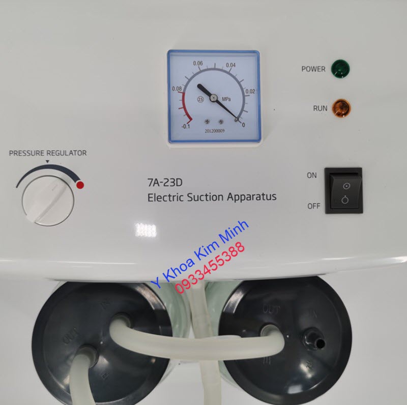Hướng dẫn sử dụng máy hút dịch đàm nhớt 2 bình 7A-23D