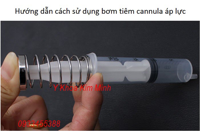 Hướng dẫn cách sử dụng bơm tiem cannula áp lực 20ml dùng tiêm mỡ tự thân - Y khoa Kim Minh