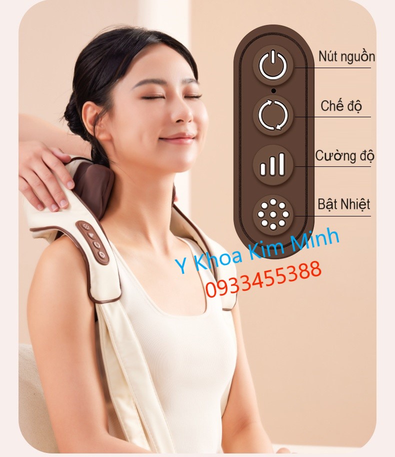 Hướng dẫn cách đùng đai massage cổ vai gáy P8 hiệu quả
