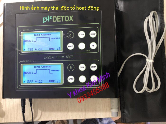 Hướng dẫn sử dụng máy thải độc tố toàn thân KM-601 - Y khoa Kim Minh