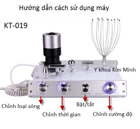 Hướng dẫn sử dụng, cách vận hành máy điều trị thần kinh, não bộ sóng alpha sonic KT-019 - Y khoa Kim Minh