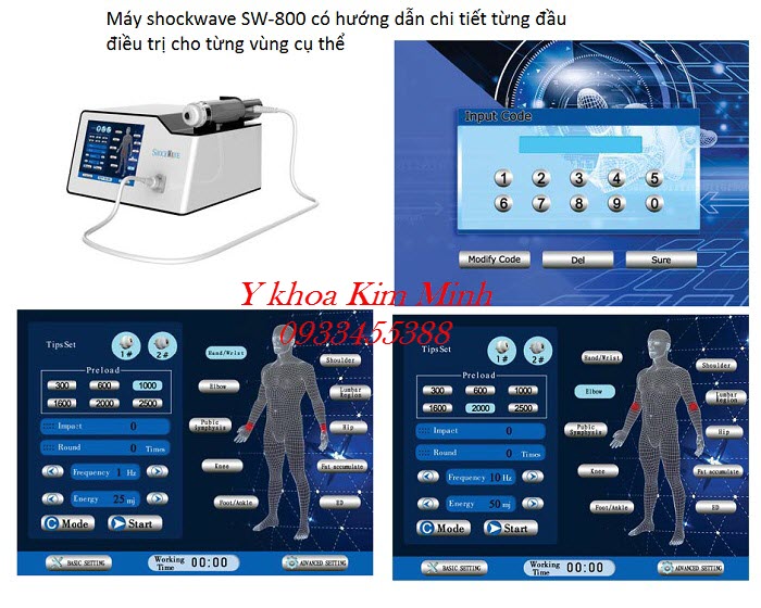 Hướng dẫn cách sử dụng máy shockwave SW-800 - Y Khoa Kim Minh
