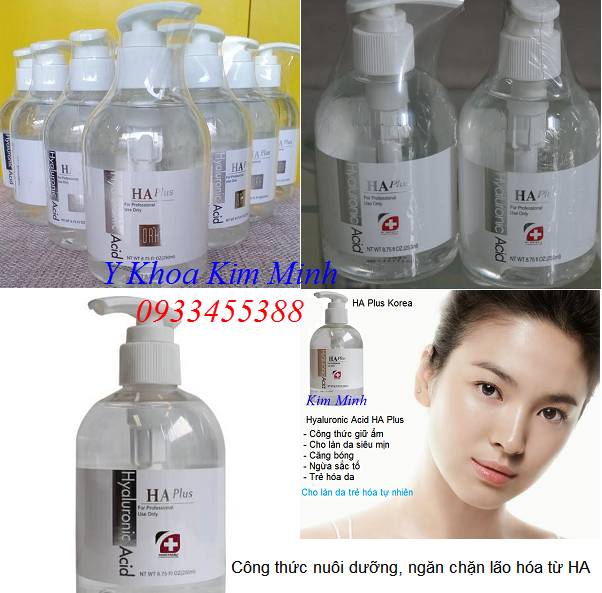 Hyaluronic Acid HA Plus Hàn Quốc, serum không thể thiếu cho phụ nữ bị lão hóa làn da - Y Khoa Kim Minh