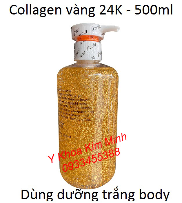 Huyết thanh collagen vàng 24K dưỡng trắng body sau liệu trình tắm trắng - Y Khoa Kim Minh