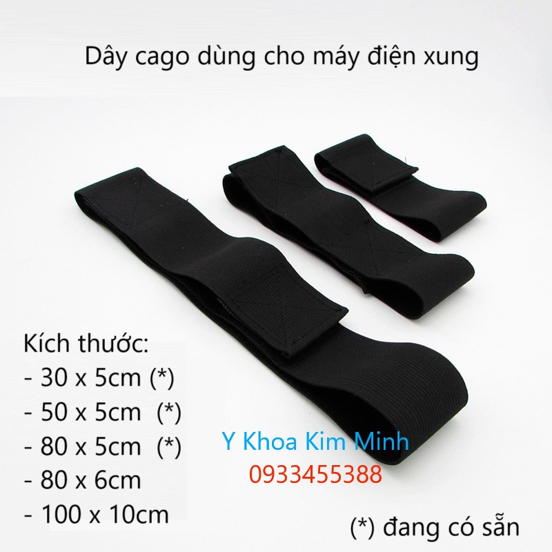 Thông số dây cago vải màu đen bán ở Y khoa Kim Minh