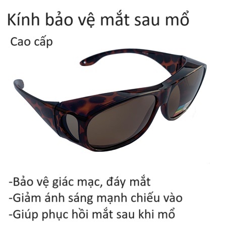 Kính bảo vệ mắt sau mổ phẫu thuật giác mạc, khúc xạ, đục thủy tinh thể, đáy mắt KPV-544 bán ở Y Khoa Kim Minh